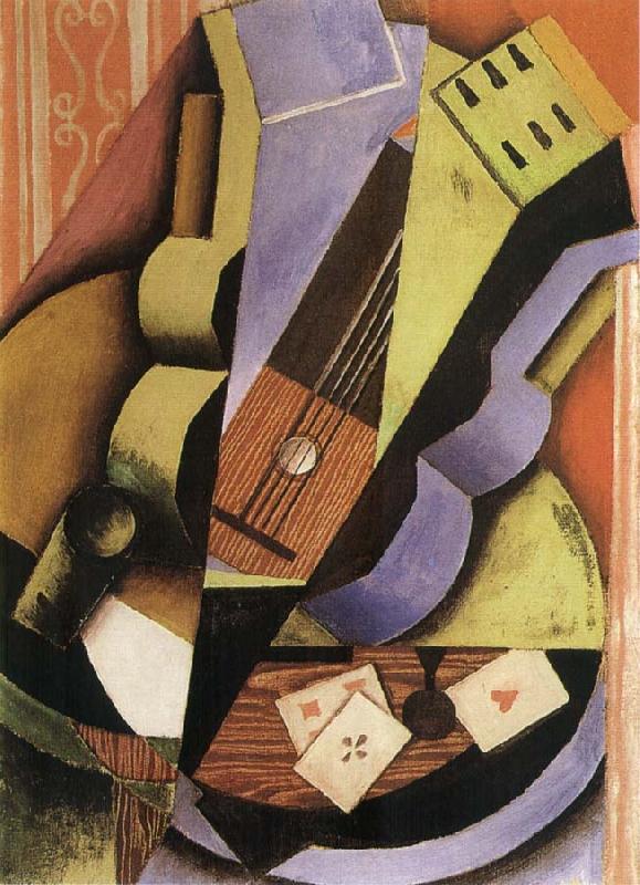 Juan Gris Three Playing card oil painting picture